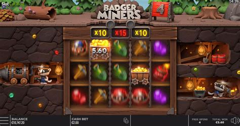 Badger Miners Slot - Play Online